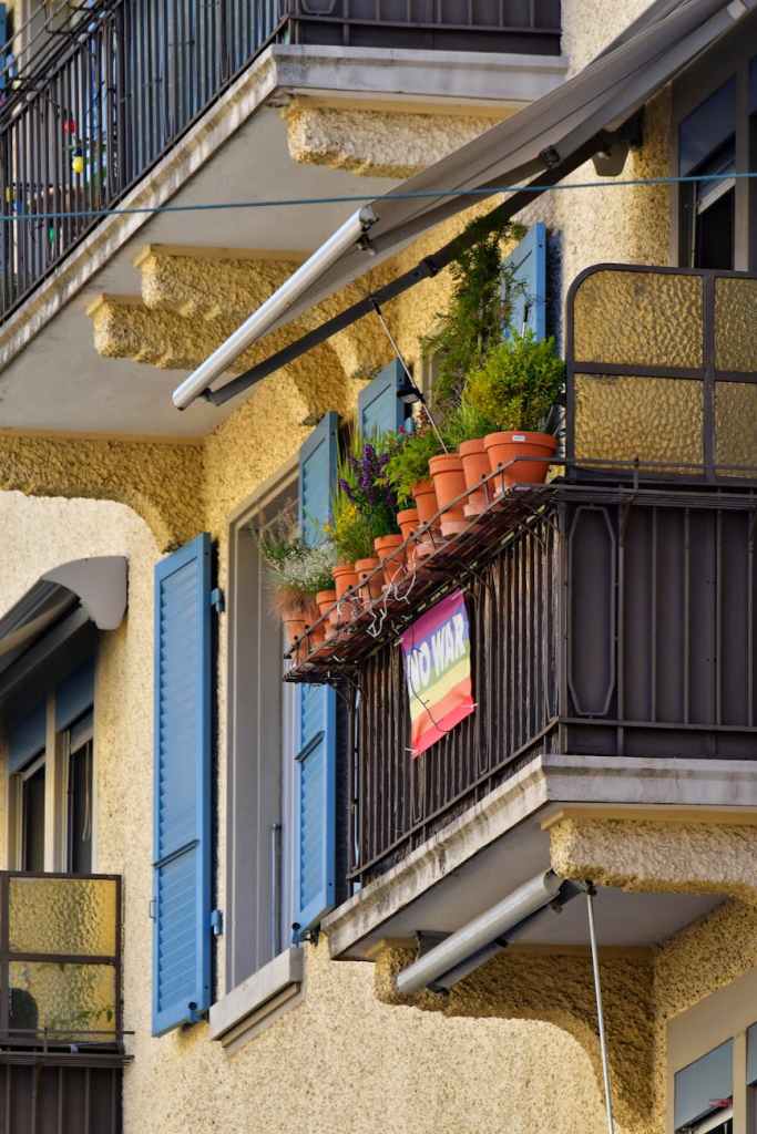 Creating a balcony garden or container gardening in a tight space